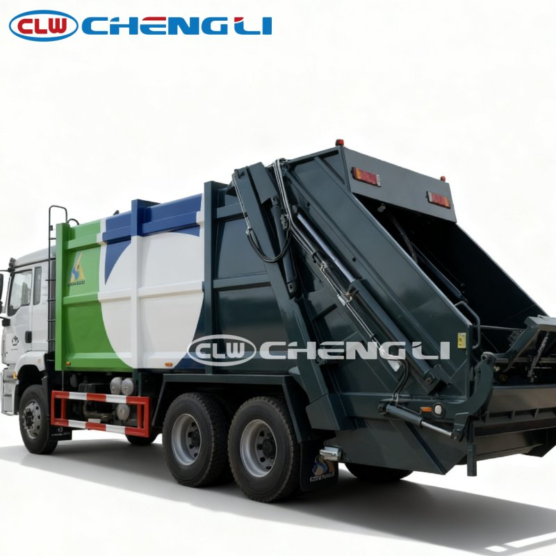 Shacman 26cm3 Compactor Tipper Truck Diesel Compactador 8X4 De Lixo Dumpster Camion Garbage Truck for Sale pictures & photos