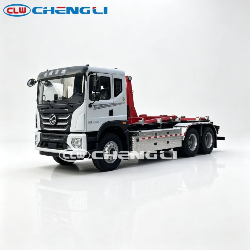 Pure Electric Roll-off Garbage Truck 25 Ton Waste Truck 18-20m³ Compression Garbage Truck Zero Emission Municipal Waste Transfer Truck for Garbage Station Match pictures & photos