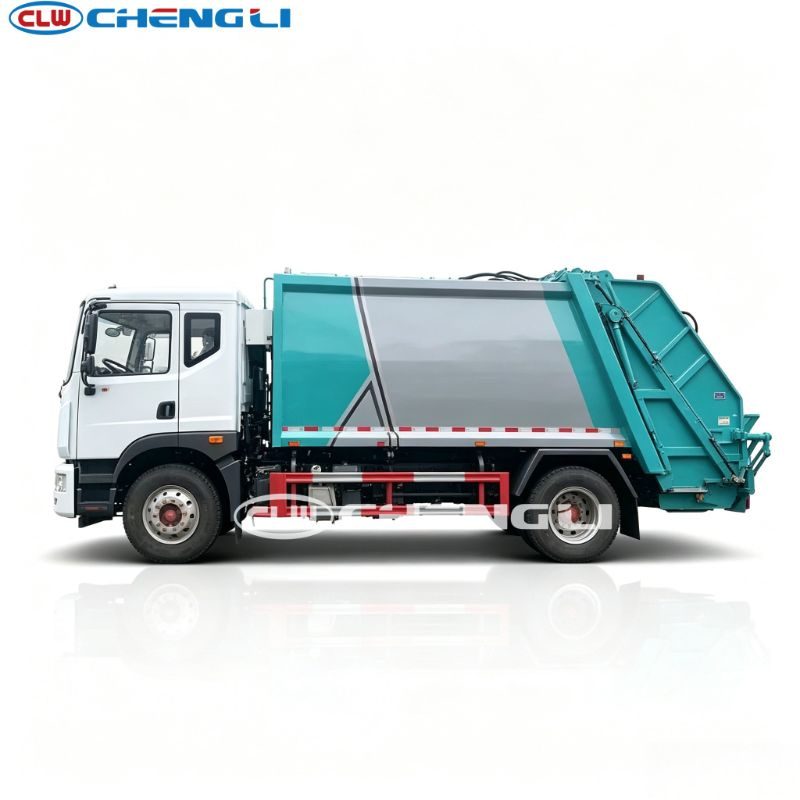 Compressed Garbage Truck Waste Compactor Truck Refuse Collection Truck 18ton Diesel Sanitation Truck for Municipal Waste Disposal pictures & photos