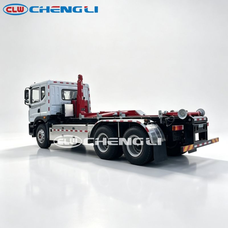 Pure Electric Roll-off Garbage Truck 25 Ton Waste Truck 18-20m³ Compression Garbage Truck Zero Emission Municipal Waste Transfer Truck for Garbage Station Match pictures & photos