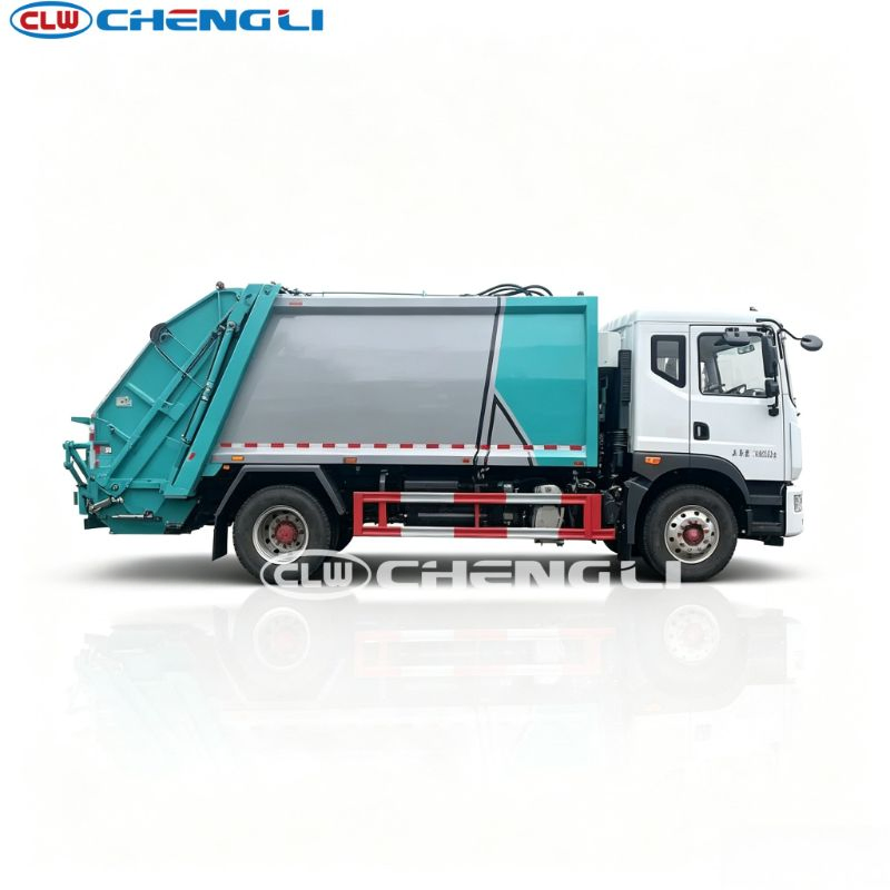 Compressed Garbage Truck Waste Compactor Truck Refuse Collection Truck 18ton Diesel Sanitation Truck for Municipal Waste Disposal pictures & photos