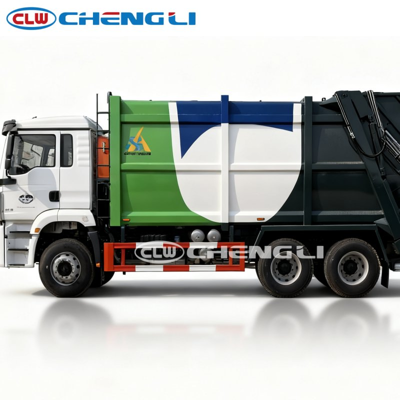 Shacman 26cm3 Compactor Tipper Truck Diesel Compactador 8X4 De Lixo Dumpster Camion Garbage Truck for Sale pictures & photos