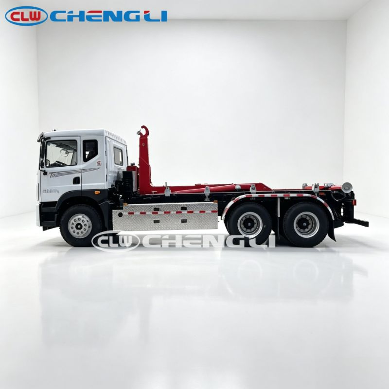 Pure Electric Roll-off Garbage Truck 25 Ton Waste Truck 18-20m³ Compression Garbage Truck Zero Emission Municipal Waste Transfer Truck for Garbage Station Match pictures & photos