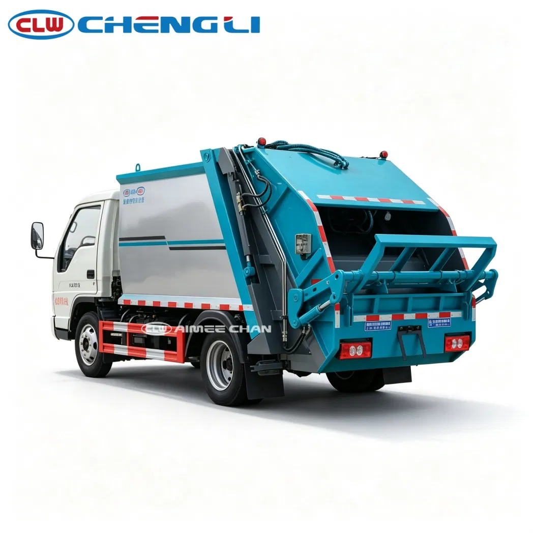 Compactor Garbage Truck Foton Forland Star 3 5cbm Euro2-6 Small Rear Loader Waste Collection Vehicle pictures & photos