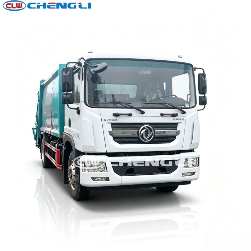 Compressed Garbage Truck Waste Compactor Truck Refuse Collection Truck 18ton Diesel Sanitation Truck for Municipal Waste Disposal pictures & photos