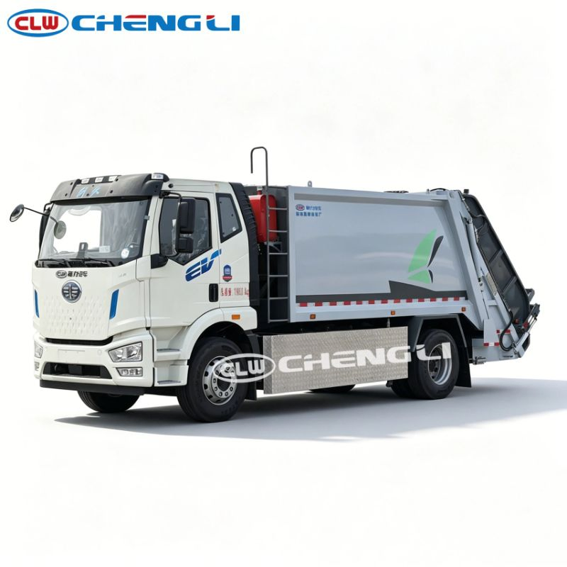 14 Truk Sampah Kompak Elektrik Murni FAW Jiefang untuk Pengumpulan Sampah Kota pictures & photos