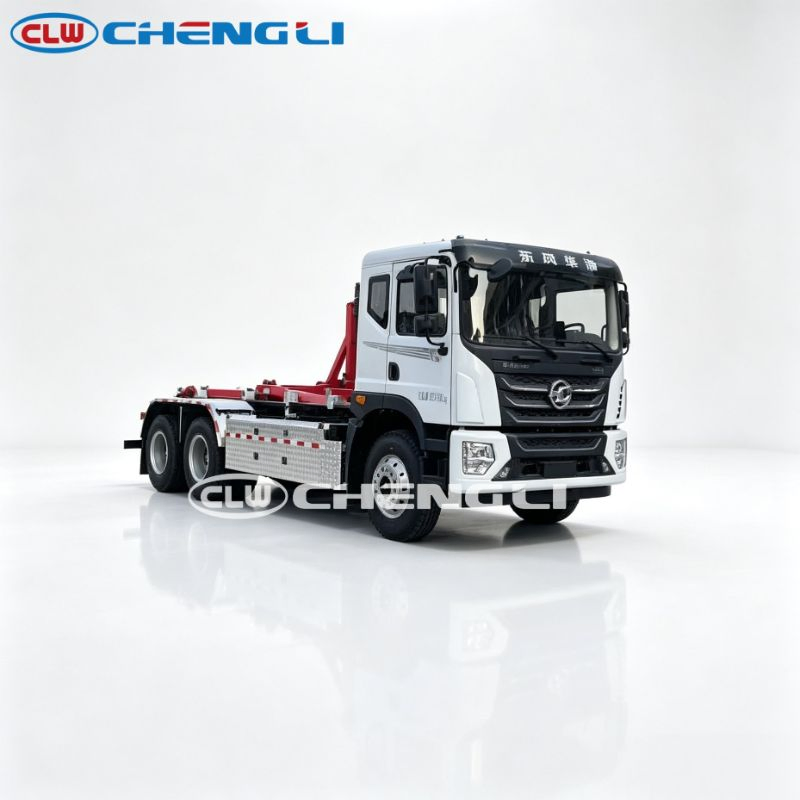 Pure Electric Roll-off Garbage Truck 25 Ton Waste Truck 18-20m³ Compression Garbage Truck Zero Emission Municipal Waste Transfer Truck for Garbage Station Match pictures & photos