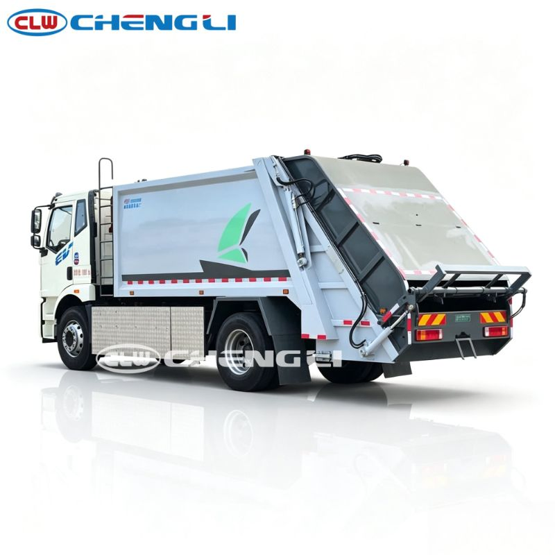 Pure Electric Garbage Truck Compactor Garbage Truck Sanitation Waste Collection Truck 18ton Zero Emission Waste Compression Truck for Municipal Sanitation pictures & photos