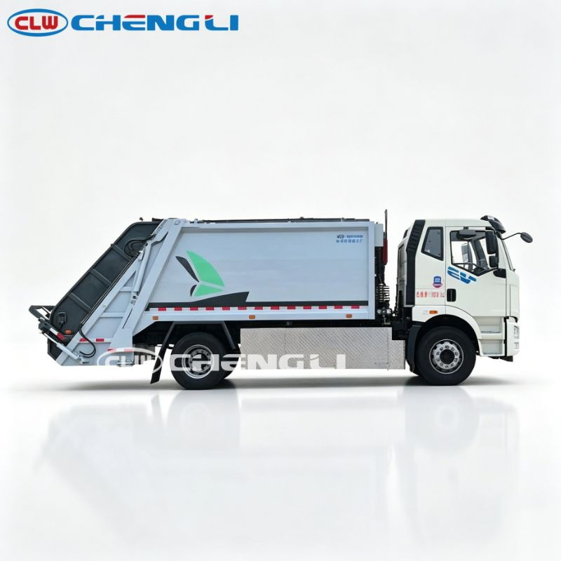Pure Electric Garbage Truck Compactor Garbage Truck Sanitation Waste Collection Truck 18ton Zero Emission Waste Compression Truck for Municipal Sanitation pictures & photos