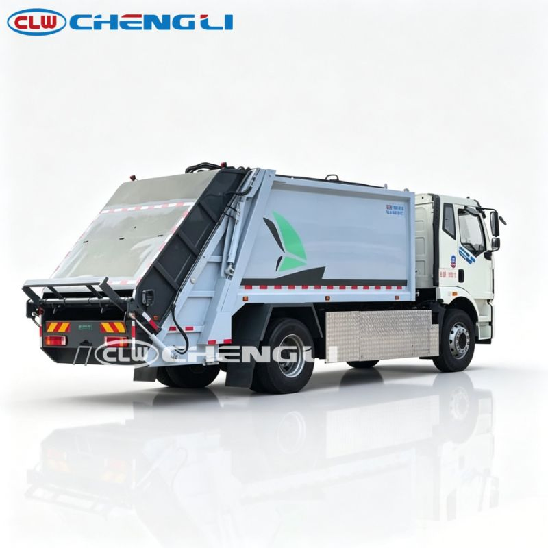 Pure Electric Garbage Truck Compactor Garbage Truck Sanitation Waste Collection Truck 18ton Zero Emission Waste Compression Truck for Municipal Sanitation pictures & photos
