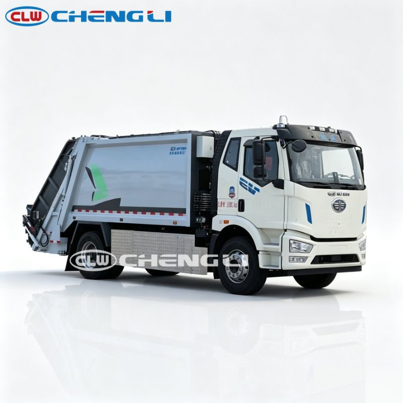 Pure Electric Garbage Truck Compactor Garbage Truck Sanitation Waste Collection Truck 18ton Zero Emission Waste Compression Truck for Municipal Sanitation pictures & photos