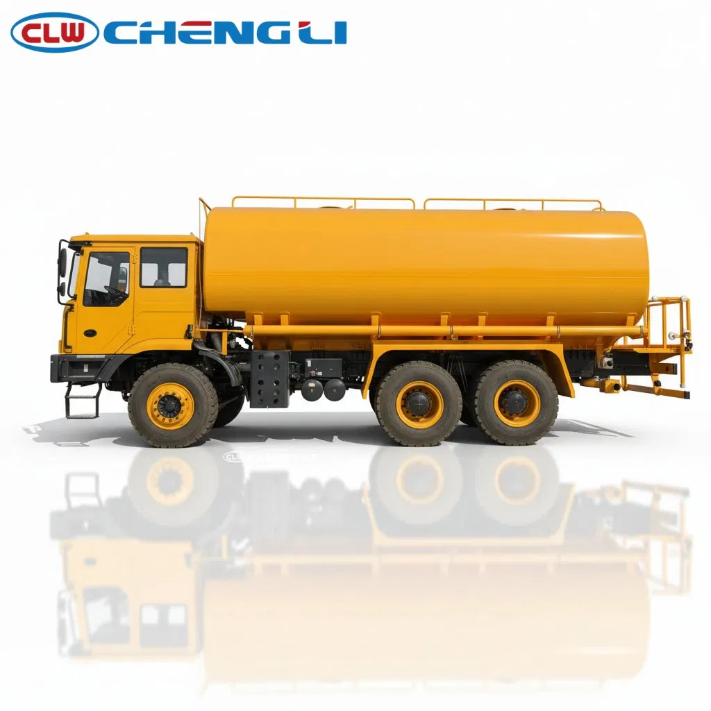 Heavy-Duty Minefield Dust Suppression Water Truck 50-Ton Capacity Controls Haul Road Pollution Self-Priming and Self-Draining pictures & photos