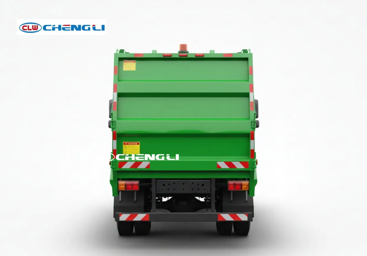 10 Cubic Meters, Cummins 195HP, High-Efficiency Compaction, Large Food Waste Transfer Truck Dongfeng D9 Chassis pictures & photos