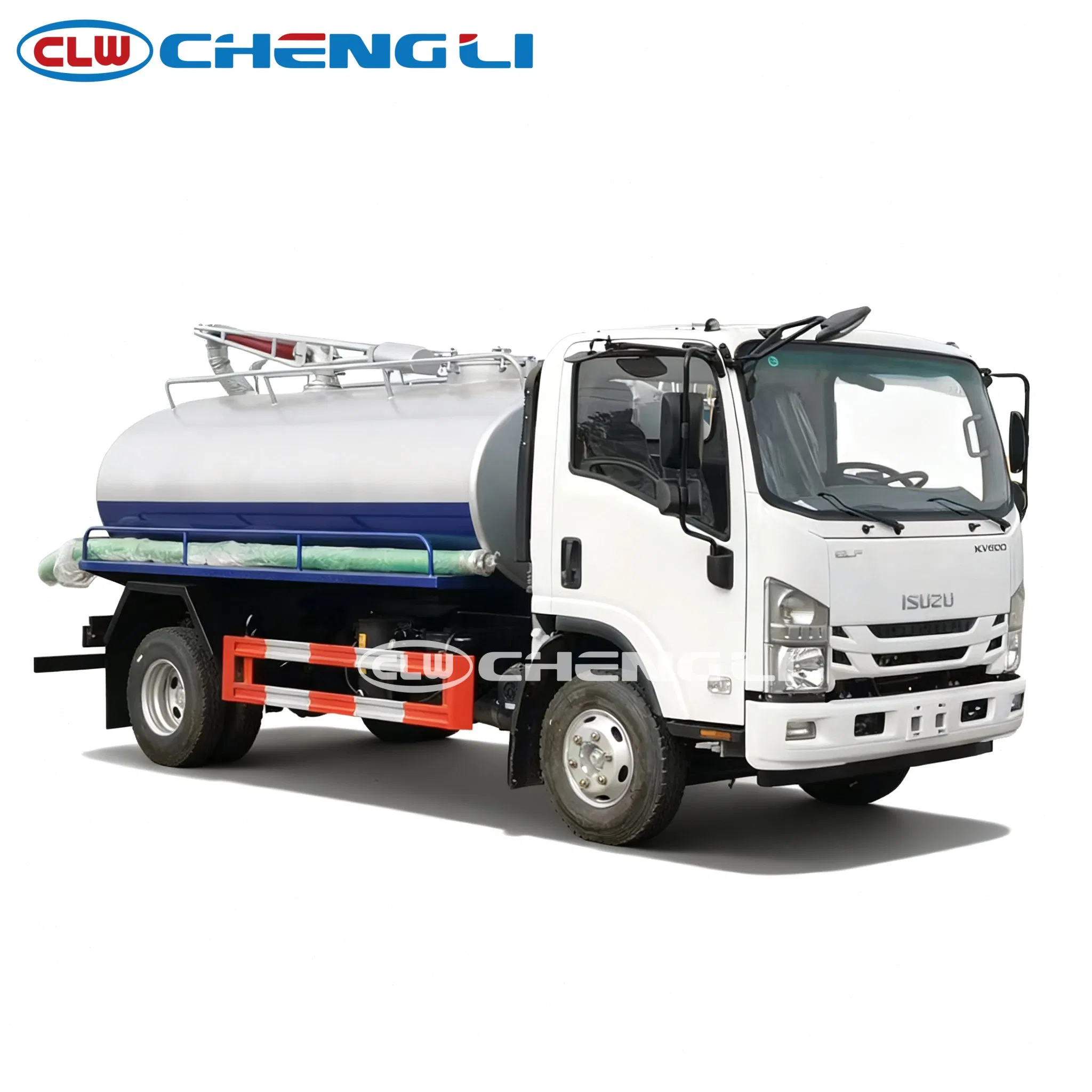Strong Performance 1suzu 6cbm Tank 4X2 Vacuum Sewage Suction Truck with Automatic Water Level Sensor for Sale pictures & photos