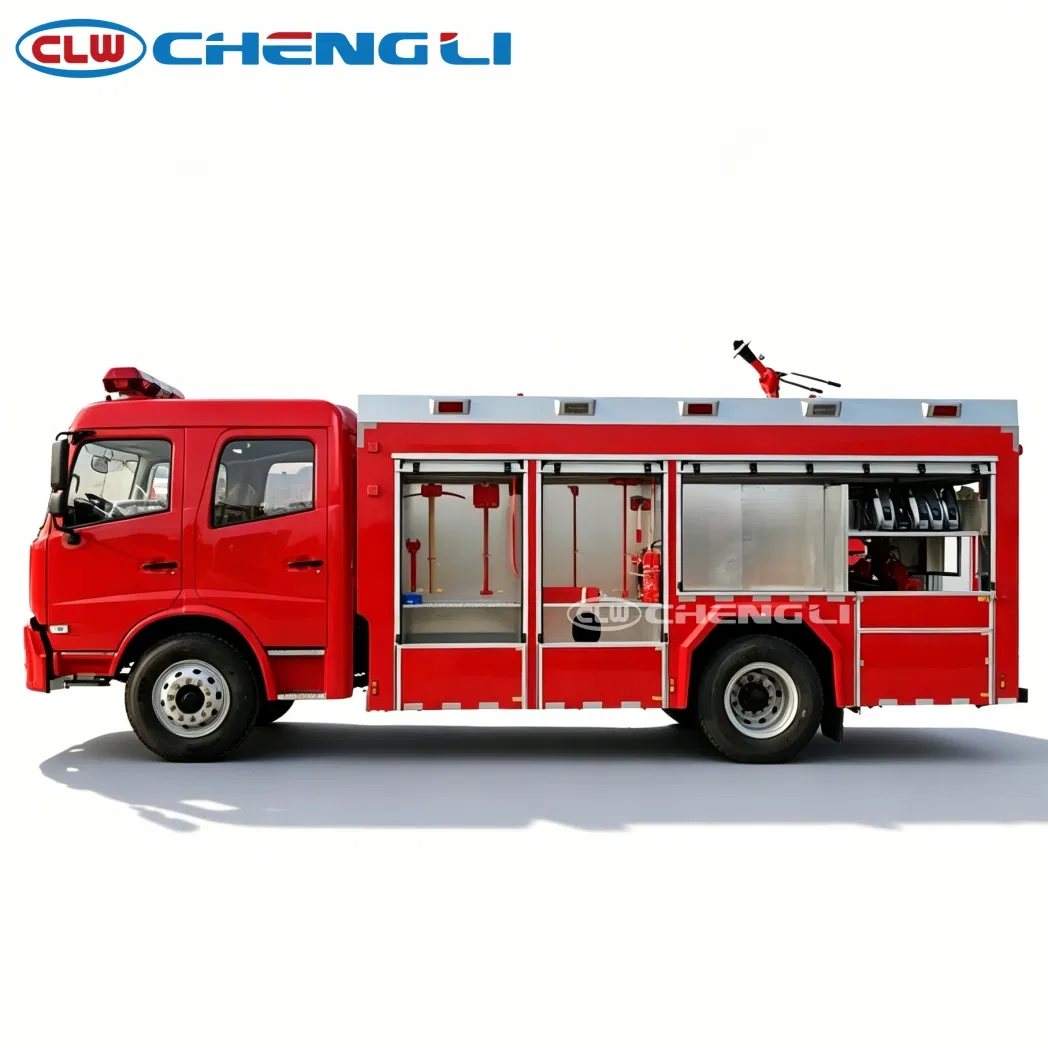 Clw 4X2 8cbm 7000L Water 1000L Foam Fire Truck for Emergency Response pictures & photos