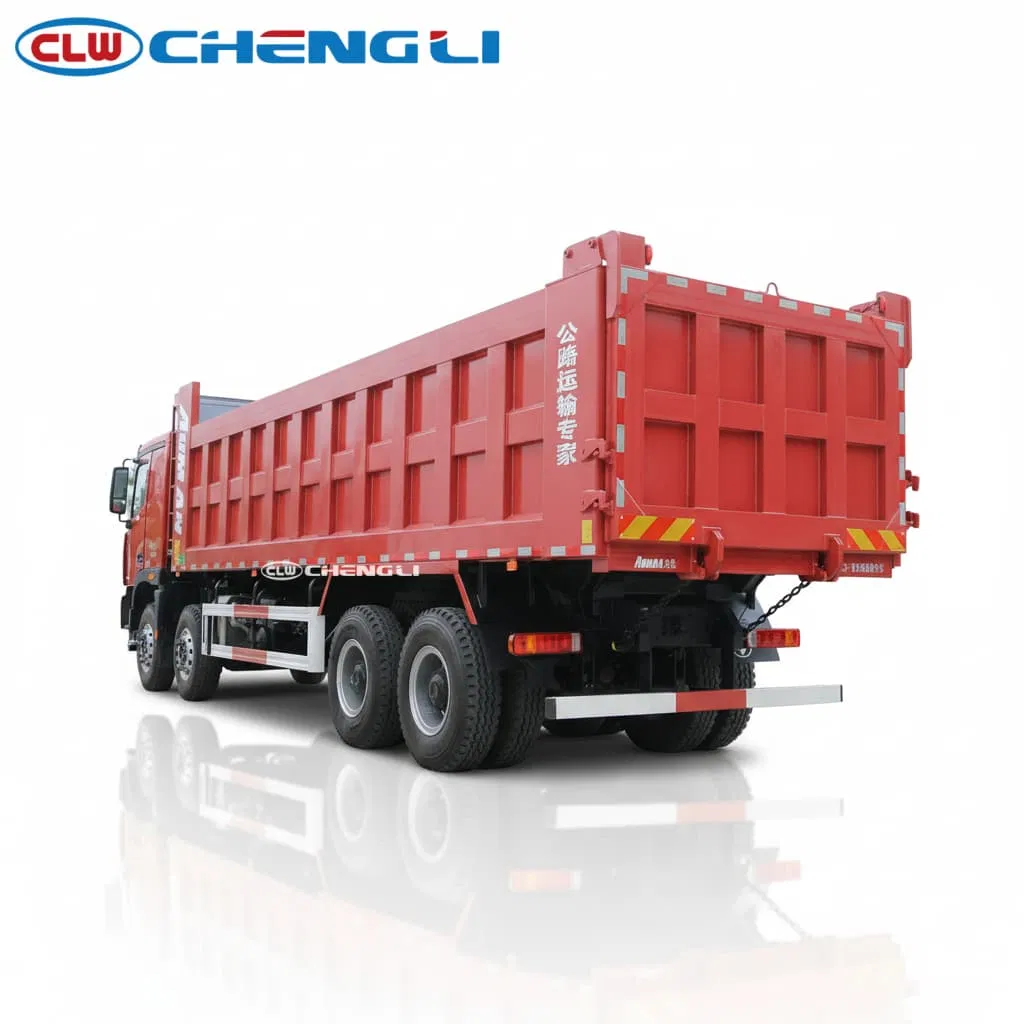 Foton Gtl Diesel Euro 2 8×4 80t Heavy Duty Dump Truck for Mining & Construction (ISG400, Left-Hand Drive, Overseas Version) pictures & photos