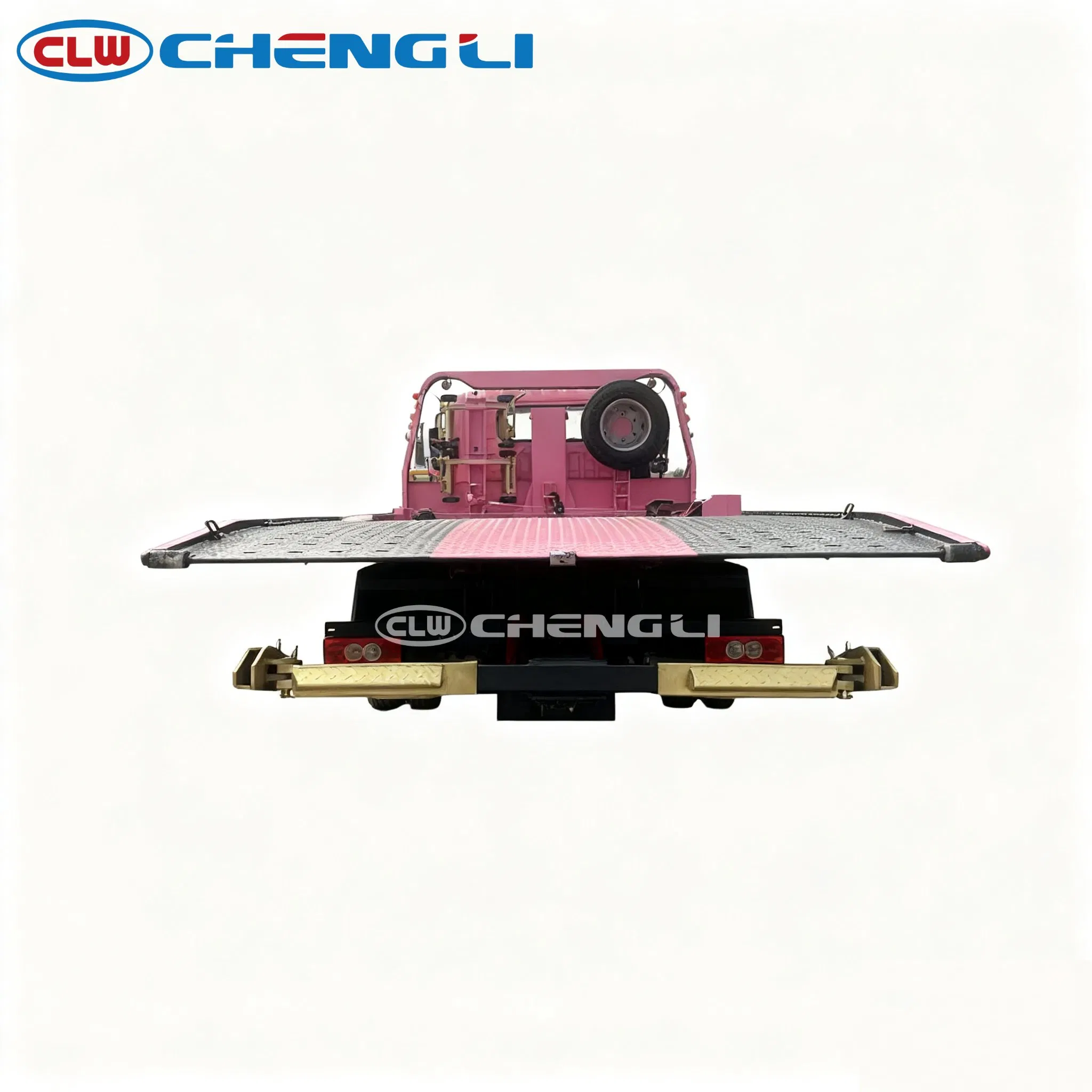 Versatile 4X2 Pink Foton Tow Truck for Tough Recovery Operations pictures & photos