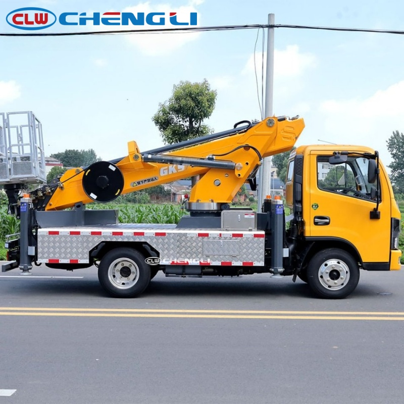 Versatile Aerial Work Platform Jmc Articulated Arm Aerial Bucket Cherry Picker Truck Camion Nacelle pictures & photos