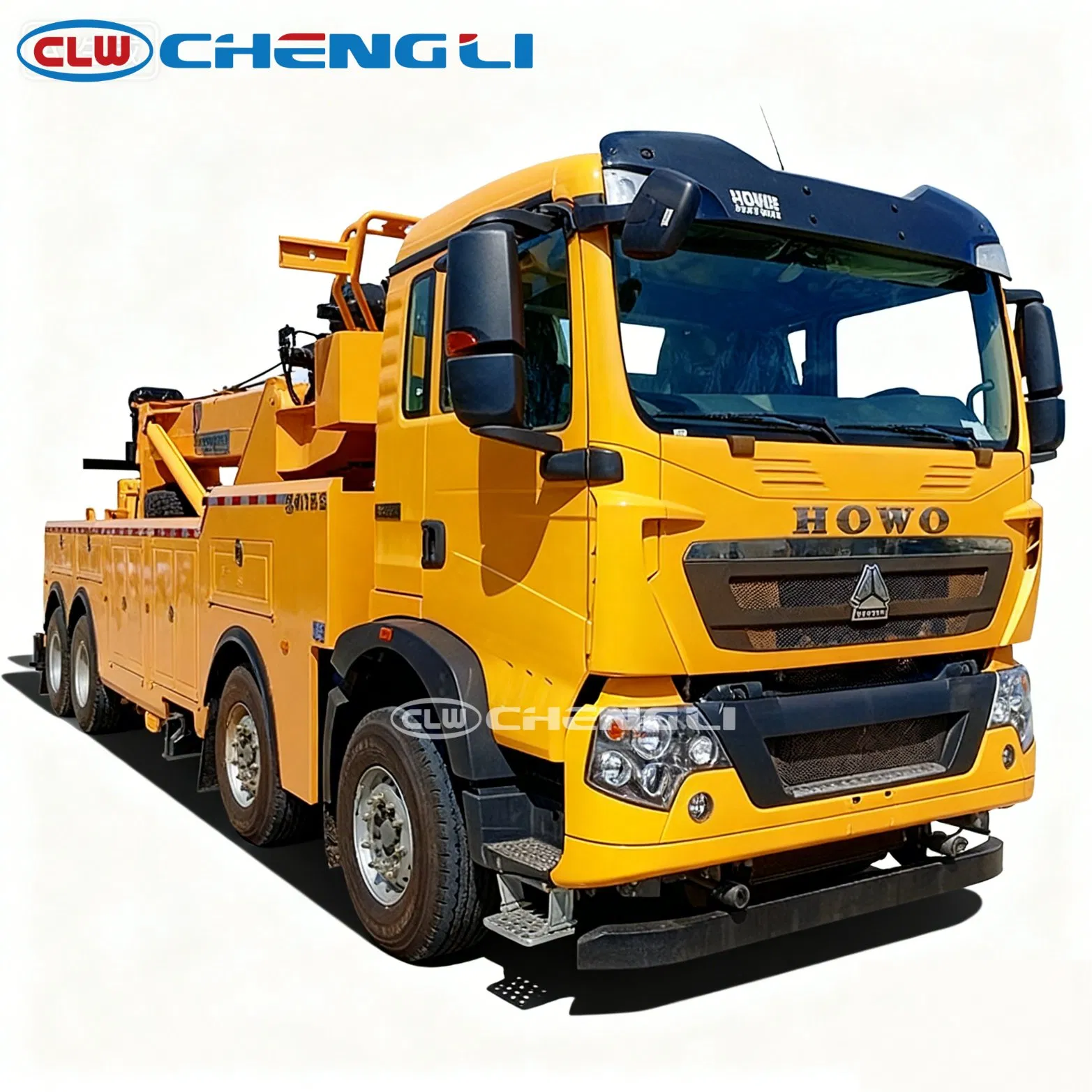 HOWO 8X4 Super Heavy-Duty Wrecker Truck 80 Ton Towing Capacity for Mining & Extreme Recovery pictures & photos