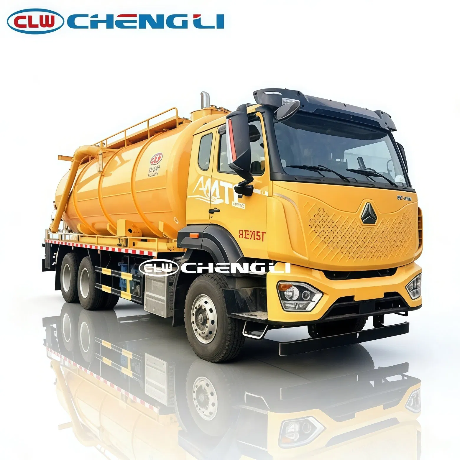 Customized 5m3 8m3 12m3 20m3 Tanker Vacuum Truck HOWO Sewage Suction Truck 6X4 Facal Cleaning Factory Price High Pressure Water Clean Sewage Truck pictures & photos