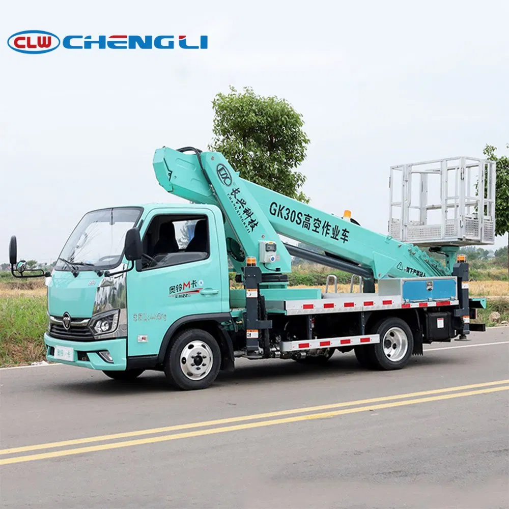 Foton Chinos Easy Operation Aerial Work Platform Vehicle Articulated Boom Lift Lorry Camion Nacelle pictures & photos