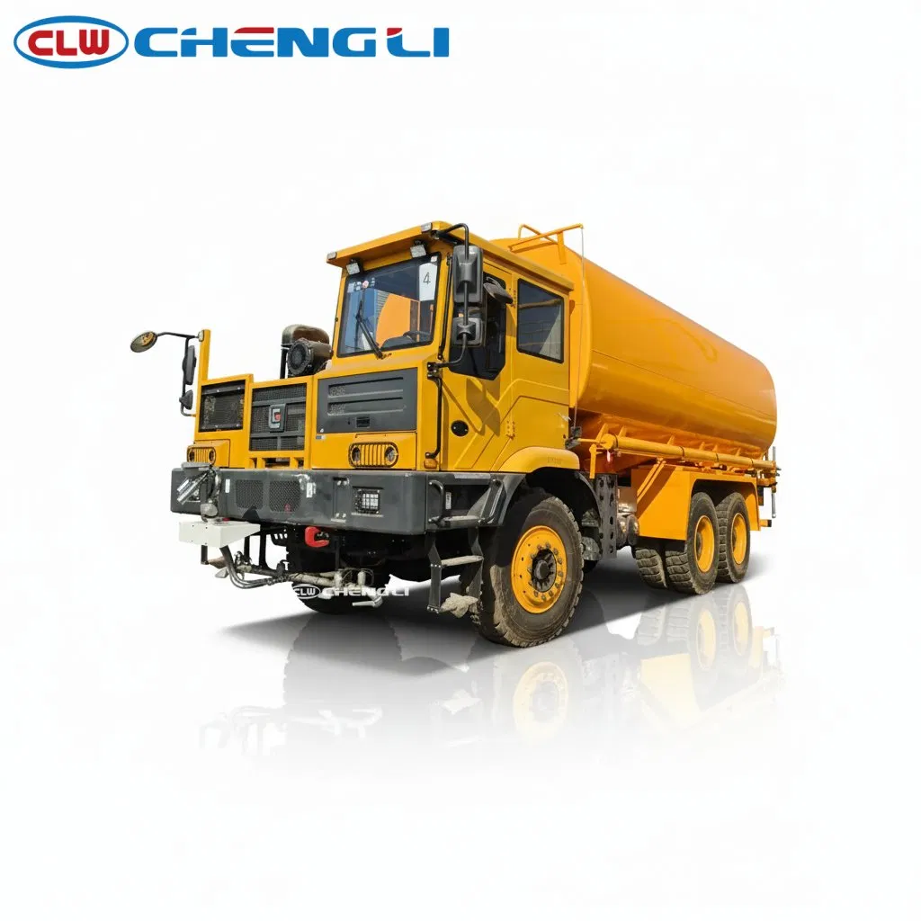 Heavy-Duty Minefield Dust Suppression Water Truck 50-Ton Capacity Controls Haul Road Pollution Self-Priming and Self-Draining pictures & photos