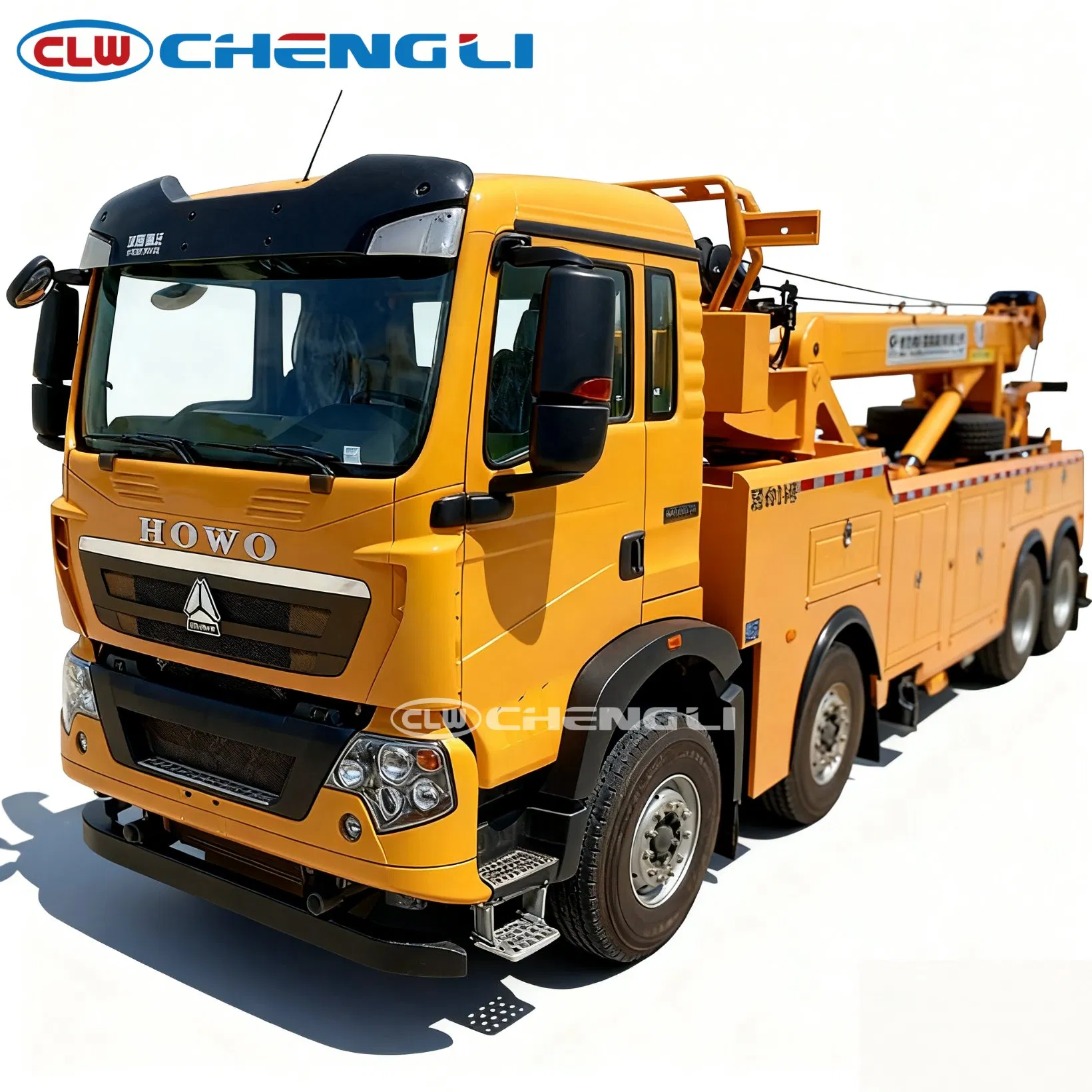 HOWO 8X4 Super Heavy-Duty Wrecker Truck 80 Ton Towing Capacity for Mining & Extreme Recovery pictures & photos