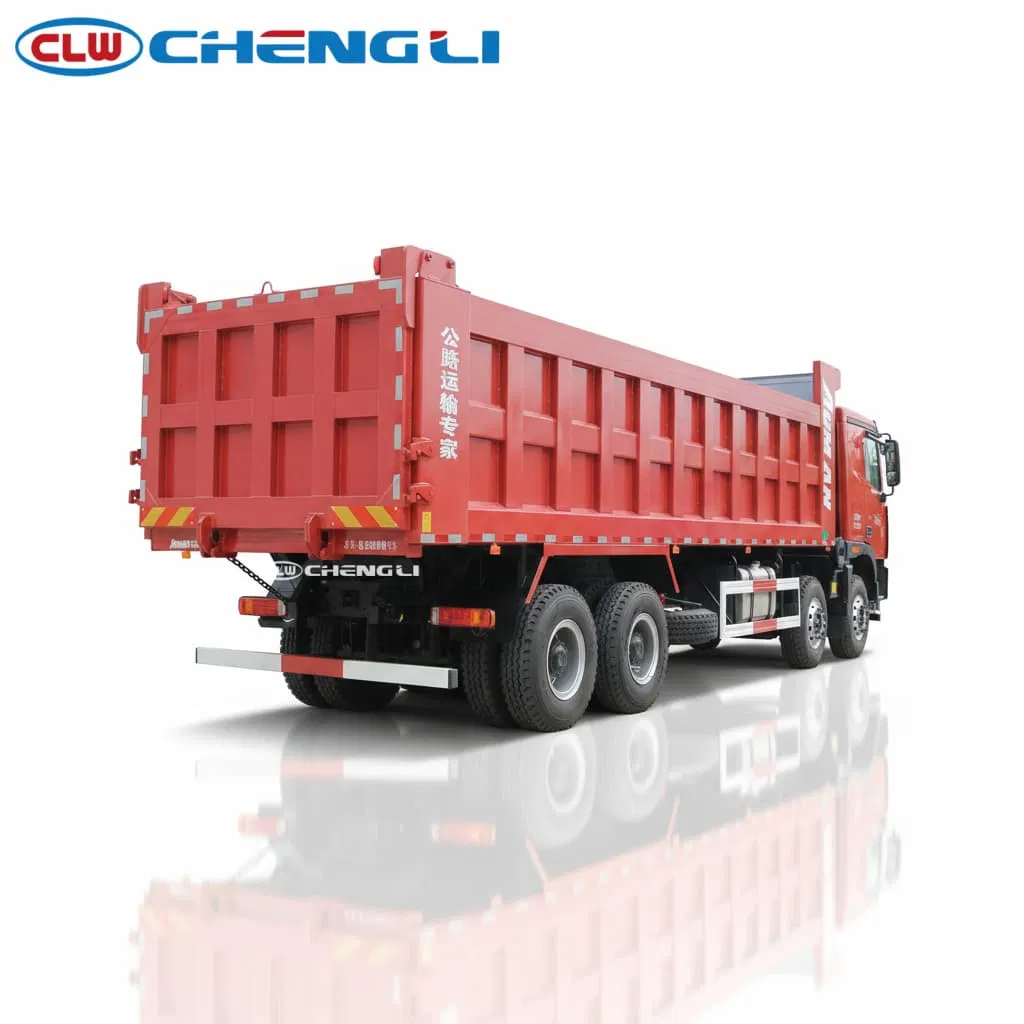 Foton Gtl Diesel Euro 2 8×4 80t Heavy Duty Dump Truck for Mining & Construction (ISG400, Left-Hand Drive, Overseas Version) pictures & photos