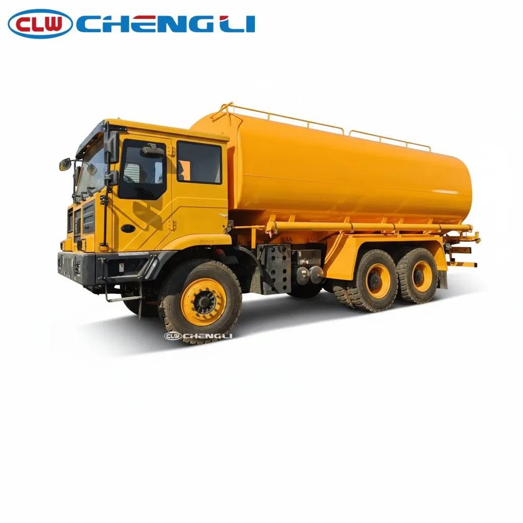 Heavy-Duty Minefield Dust Suppression Water Truck 50-Ton Capacity Controls Haul Road Pollution Self-Priming and Self-Draining pictures & photos