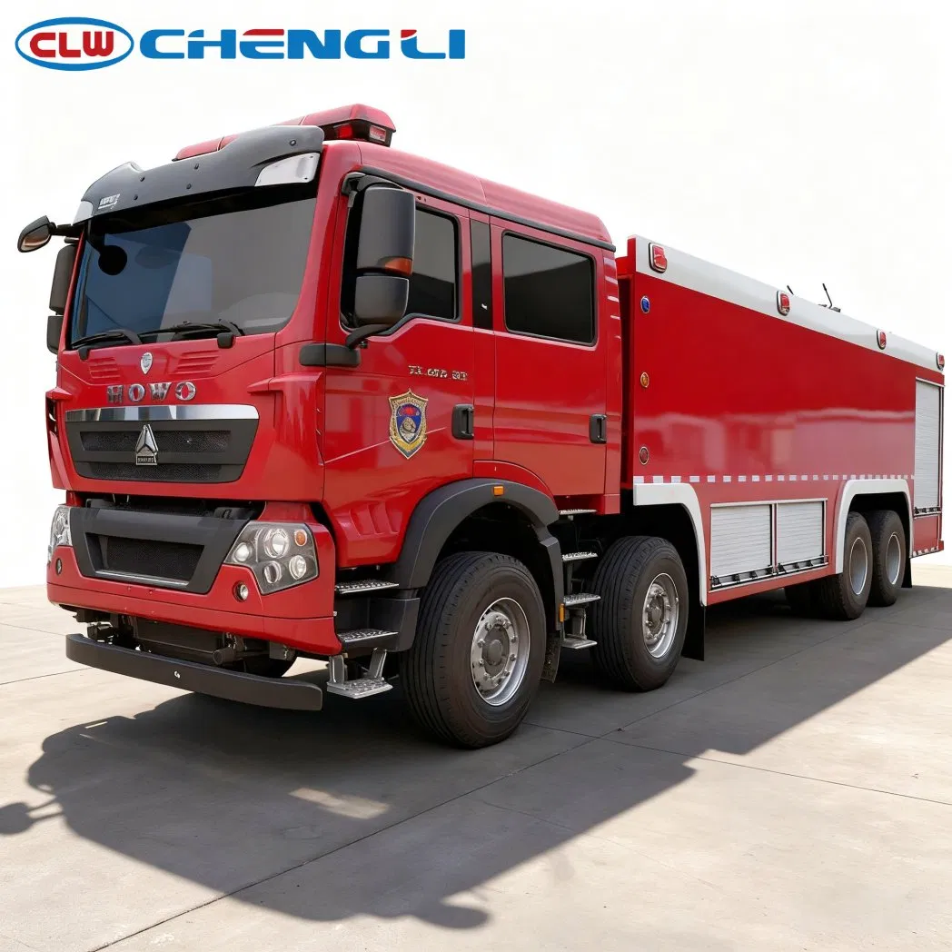 HOWO 16 Tons 6X4 Foam and Water Combine Fire Fighting Truck with Man 460HP Engine pictures & photos