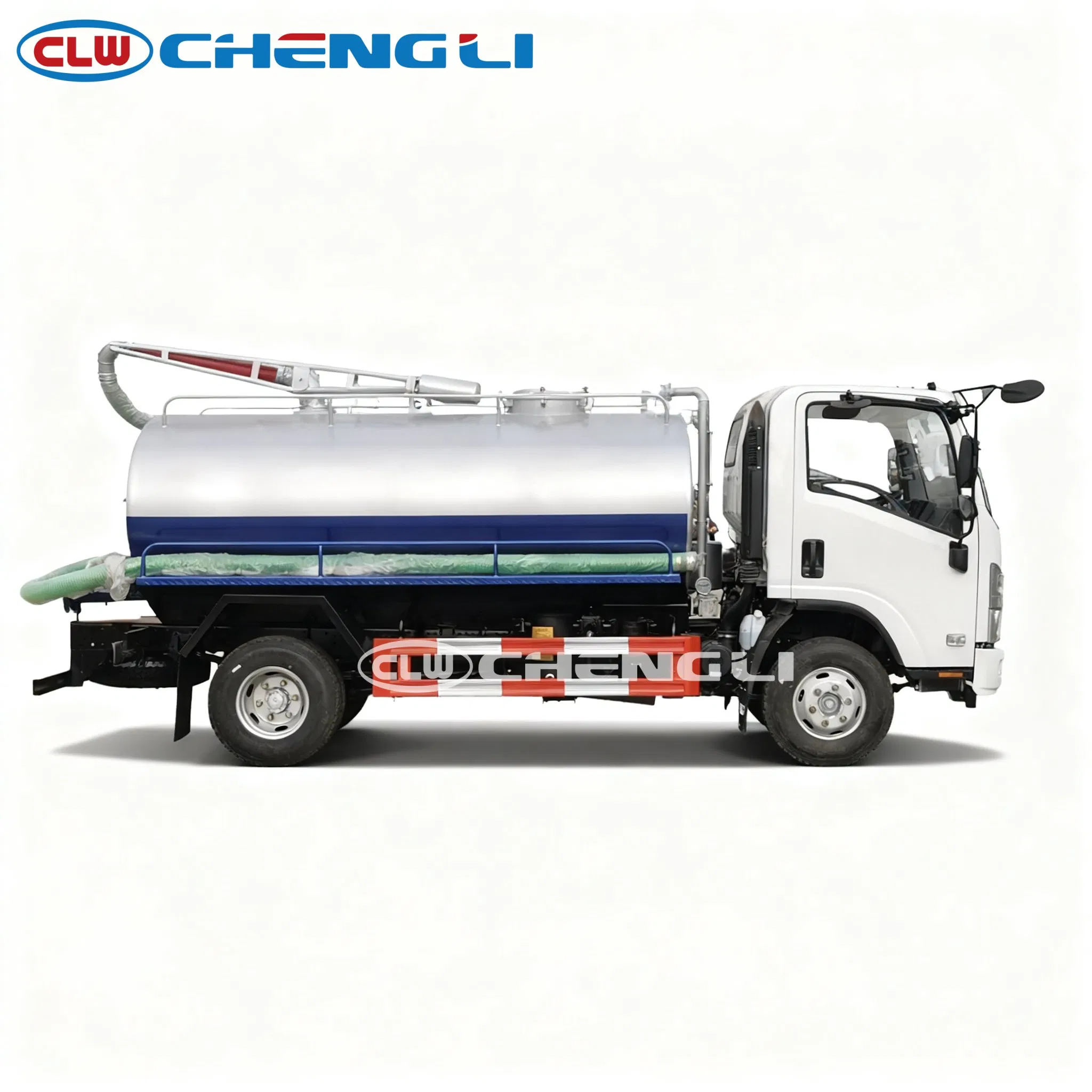 Strong Performance 1suzu 6cbm Tank 4X2 Vacuum Sewage Suction Truck with Automatic Water Level Sensor for Sale pictures & photos