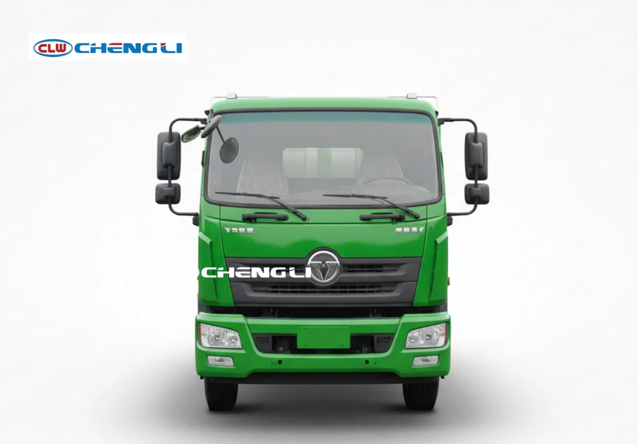 10 Cubic Meters, Cummins 195HP, High-Efficiency Compaction, Large Food Waste Transfer Truck Dongfeng D9 Chassis pictures & photos