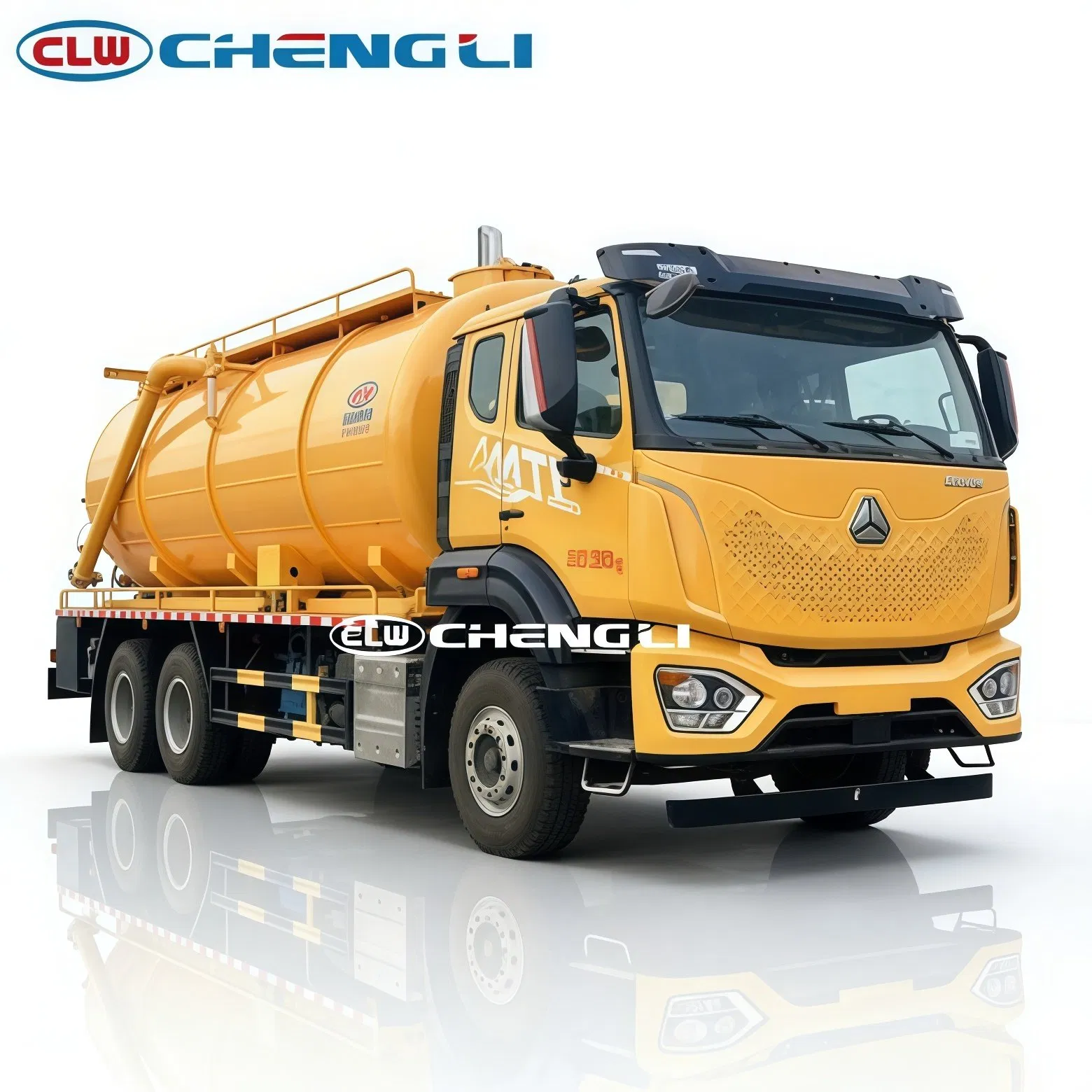 Customized 5m3 8m3 12m3 20m3 Tanker Vacuum Truck HOWO Sewage Suction Truck 6X4 Facal Cleaning Factory Price High Pressure Water Clean Sewage Truck pictures & photos