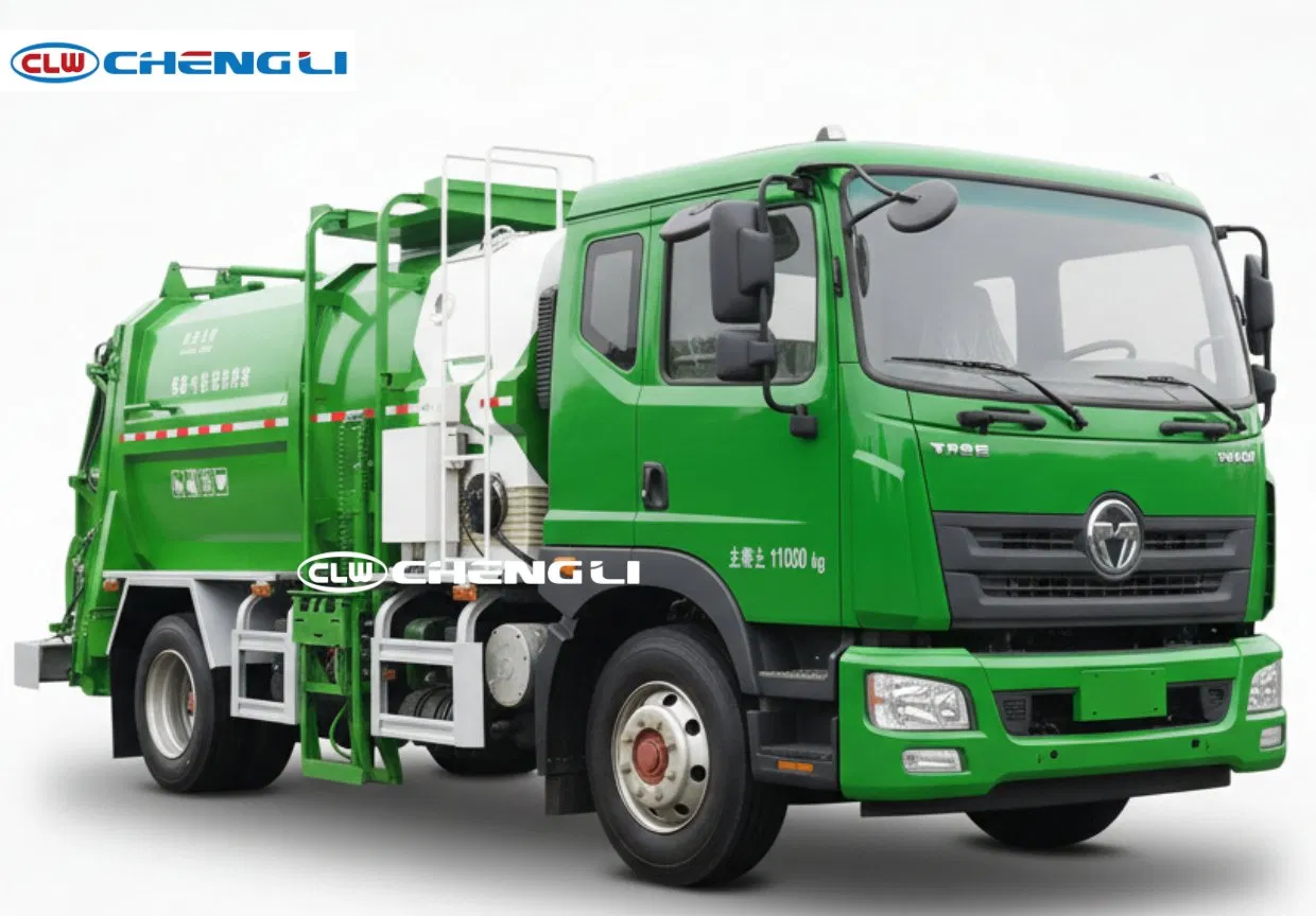 Dongfeng D9 10 m³ Food Waste Truck with Cummins 195 hp Engine